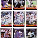 1985-87 Donruss Highlights New York Yankees-16 Cards