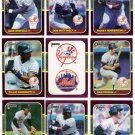 1987 Donruss Opening Day New York Yankees-11 Cd