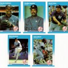 1987 Fleer Update New York Yankees Team-5 Cards