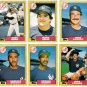 1987 Topps Traded New York Yankees Team Set-6 Cards