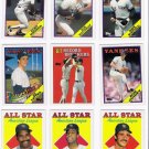 1988 Topps New York Yankees Team Set-38 Cards