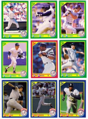 1990 Score New York Yankees-30 Cards