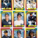 1990 Topps Traded New York Yankees Team Set-11 Cards
