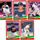 1991 Donruss The Rookies New York Yankees-5 Cards