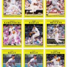 1991 Fleer Update New York Yankees-8 Cards