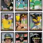 1985 Donruss Oakland Athletics Team Set-25 Cards