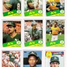 1985 Topps Oakland Athletics Team Set-30 Cards
