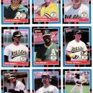 1988 Donruss Oakland Athletics Team Set-23 Cards