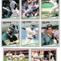 1989 Fleer Oakland Athletics Team Set-28 Cards