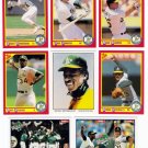 1990 Score Oakland Athletics-31 Cards