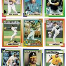 1990 Topps Oakland Athletics Team Set-28 Cards