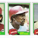 1981 Topps Traded Philadelphia Phillies Set-3 Cds