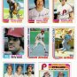 1982 Topps Philadelphia Phillies Set-37 Cards