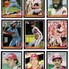1985 Donruss Philadelphia Phillies Set-28 Cards