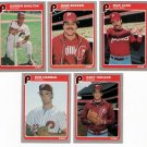 1985 Fleer Update Philadelphia Phillies Set-5 Cards