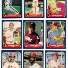 1986 Fleer Philadelphia Phillies Set-25 Cards