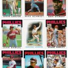 1986 Topps Philadelphia Phillies Set-30 Cards