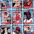 1988 Donruss Philadelphia Phillies Set-24 Cards