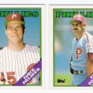 1988 Topps Traded Philadelphia Phillies Set-2 Cards