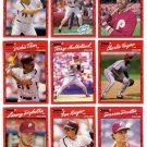 1990 Donruss Philadelphia Phillies Set-23 Cards