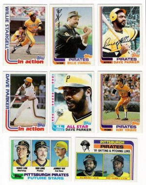 1982 Topps Pittsburgh Pirates Team Set-32 Cards