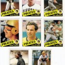1985 Topps Traded Pittsburgh Pirates Team Set-8 Cards