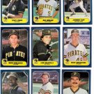 1986 Fleer Pittsburgh Pirates Team Set-24 Cards