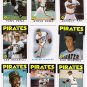 1986 Topps Pittsburgh Pirates Team Set-28 Cards