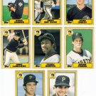 1987 Topps Traded Pittsburgh Pirates Team Set-8 Cards