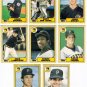 1987 Topps Traded Pittsburgh Pirates Team Set-8 Cards