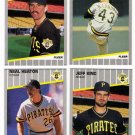 1989 Fleer Update Pittsburgh Pirates Team-4 Cards