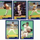 1989 Score Rising Stars Pittsburgh Pirates-5 Cd