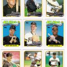 1989 Topps Pittsburgh Pirates Team Set-32 Cards