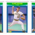1990 Score Rising Stars Pittsburgh Pirates-3 Cd