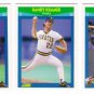 1990 Score Rising Stars Pittsburgh Pirates-3 Cd