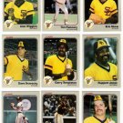 1983 Fleer San Diego Padres Team Set-23 Cards (No Gwynn)