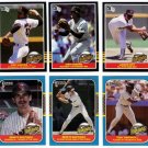 1985-87 Donruss Highlights San Diego Padres-6 Cards