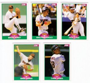 1989 Score Update San Diego Padres Team-5 Cards