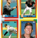 1990 Topps Traded San Diego Padres Team Set-4 Cards
