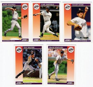 1992 Score Update & Rookies San Diego Padres-5 Cd