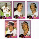 1981 Topps Traded San Francisco Giants Set-5 Cards