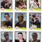 1982 Donruss San Francisco Giants Set-22 Cards