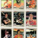 1983 Fleer San Francisco Giants Set-25 Cards