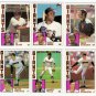1984 Topps Traded San Francisco Giants Set-6 Cards