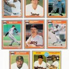 1985 Fleer San Francisco Giants Set-25 Cards
