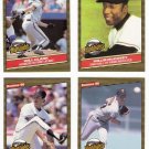 1985-87 Donruss Highlights San Francisco Giants-4 Cards