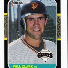 1987 Donruss San Francisco Giants Set-23 Cards
