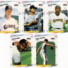 1988 Fleer Update San Francisco Giants Set-5 Cards