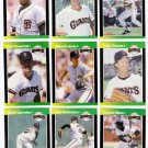 1989 Donruss Baseballs Best San Francisco Giants-13 Cd