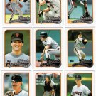 1989 Topps San Francisco Giants Set-30 Cards